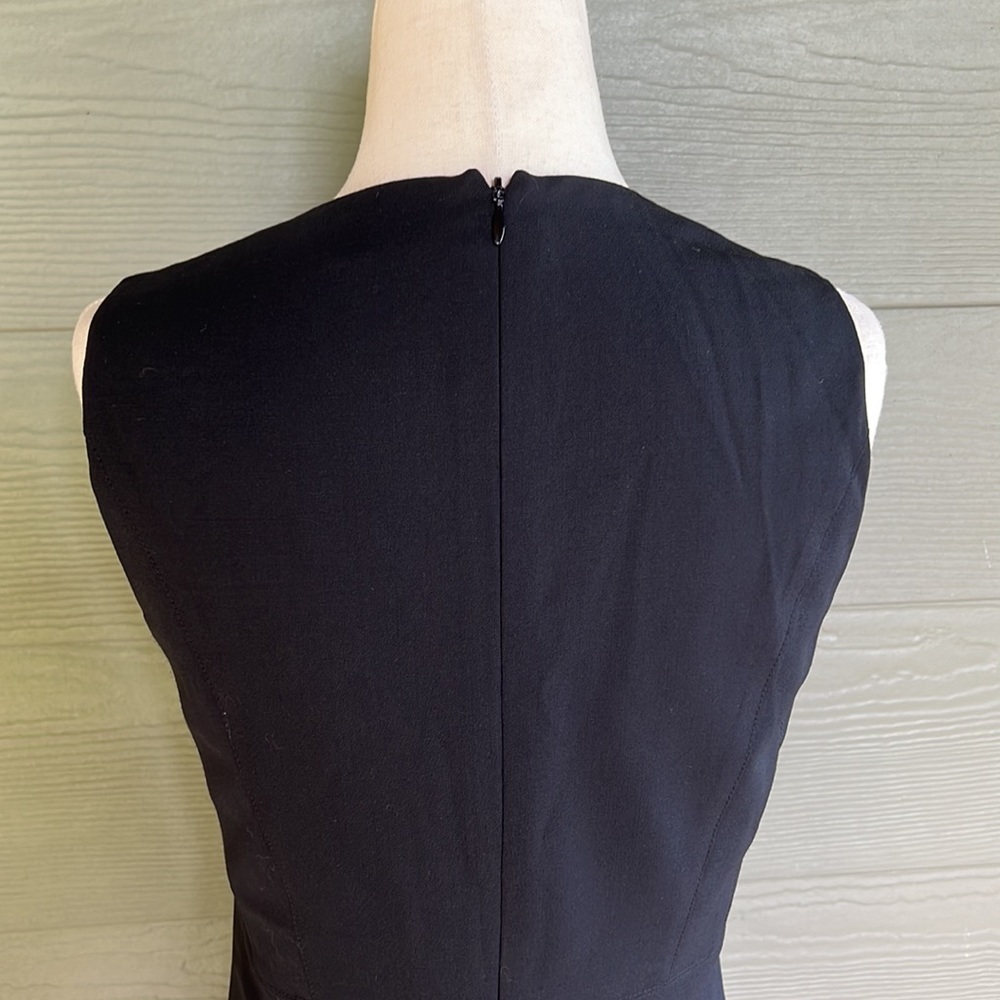 Theory Wool Blend “Taline” Sleeveless Sheath Dress View 6